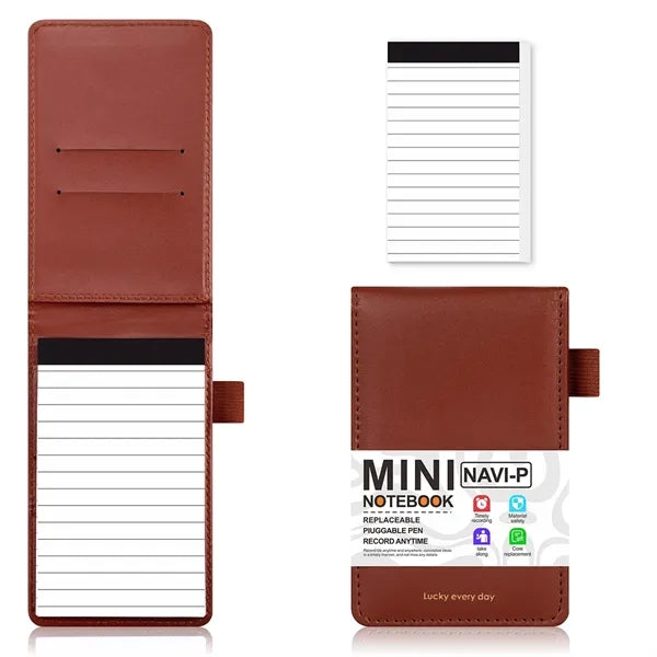 A7 Pocket Notebook PU Mini Notepad
