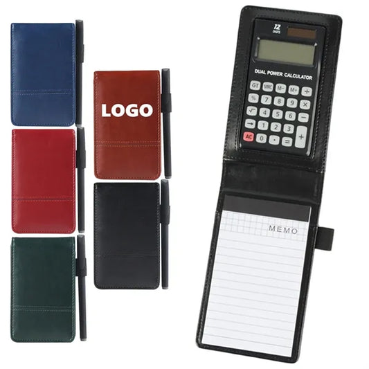 A7 Pocket Notepad with Pen and Calculator Set
