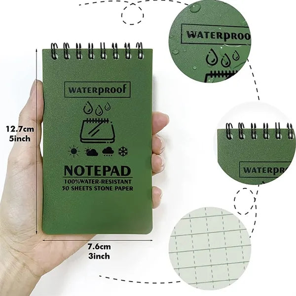 Waterproof Mini Pocket Notebook