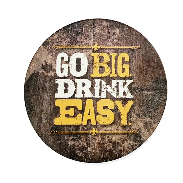 3.5" Round Full Color Pulpboard Paper Coaster