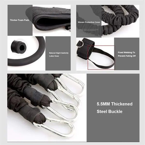 10 pcs Exercise Boxing Resistance Bands Set