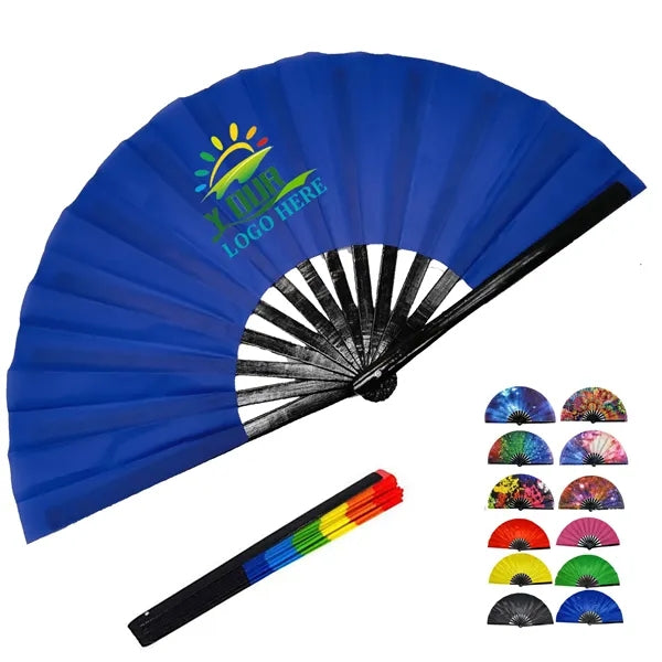 Funny Large Bamboo Paper Folding Fan