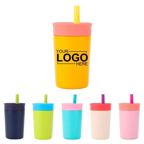 12 Oz Kids Tumbler with Flexible Straw