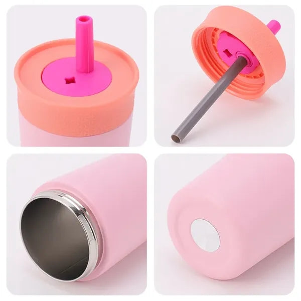 12 Oz Kids Tumbler with Flexible Straw