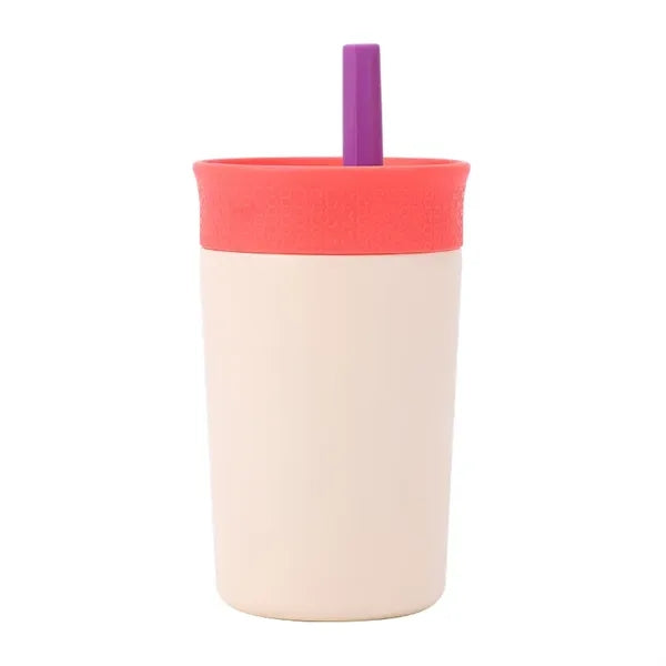 12 Oz Kids Tumbler with Flexible Straw