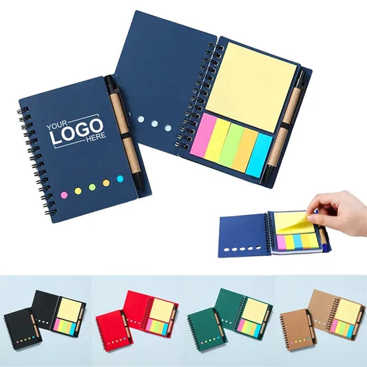 Sticky Notes Spiral Notebook