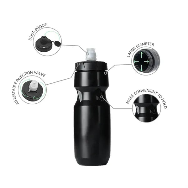 24 oz Squeeze Bike Water Bottle