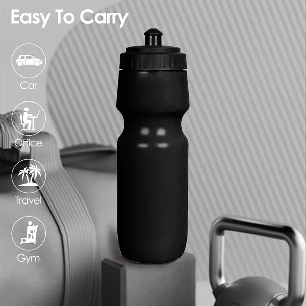 24 oz Squeeze Sports Water Bottle