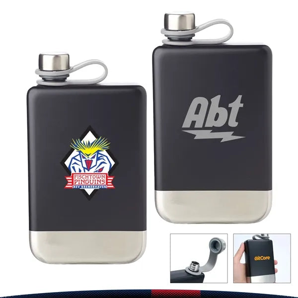 8oz. Stainless Steel Hip Canteen