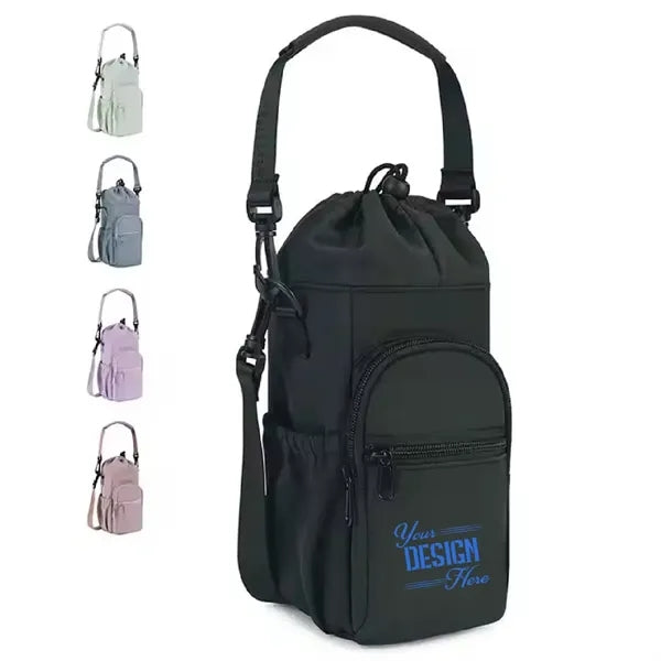 Portable Bottle Cooler with with Phone Pocket