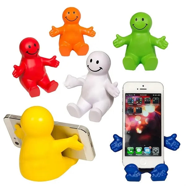 PU Squeezable Smile Phone Holder