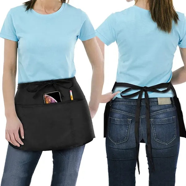 Server Apron with 3 Pockets