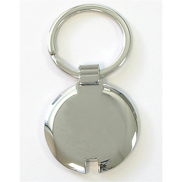 Chrome metal key holder