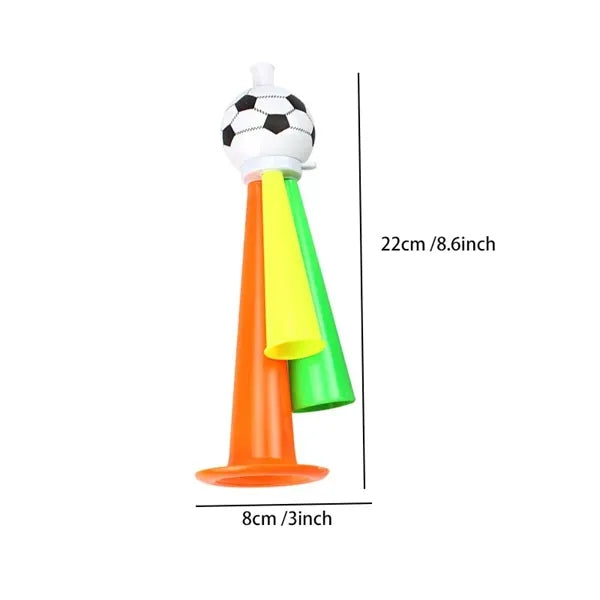 Soccer Cheer Triple Horn Noise Makers football whistles