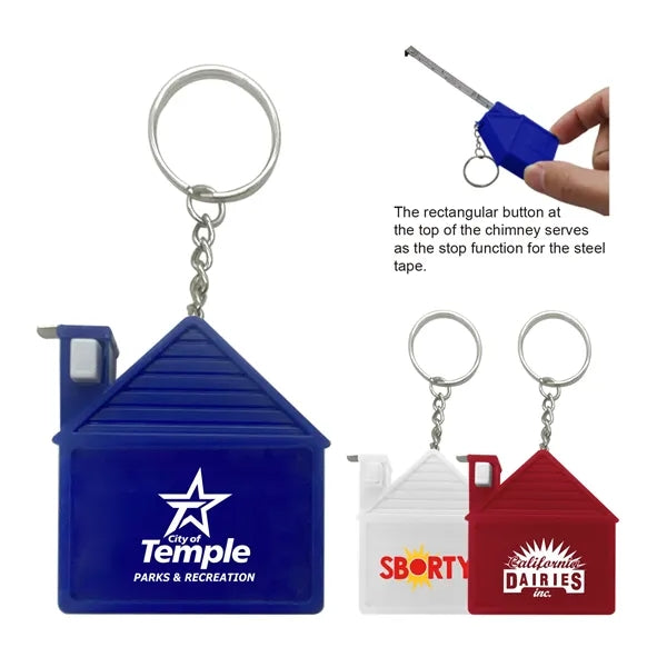 House Tape Measure W/Key Chain