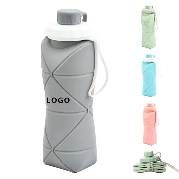 20oz Large Capacity Collapsible Folding Water Bottle