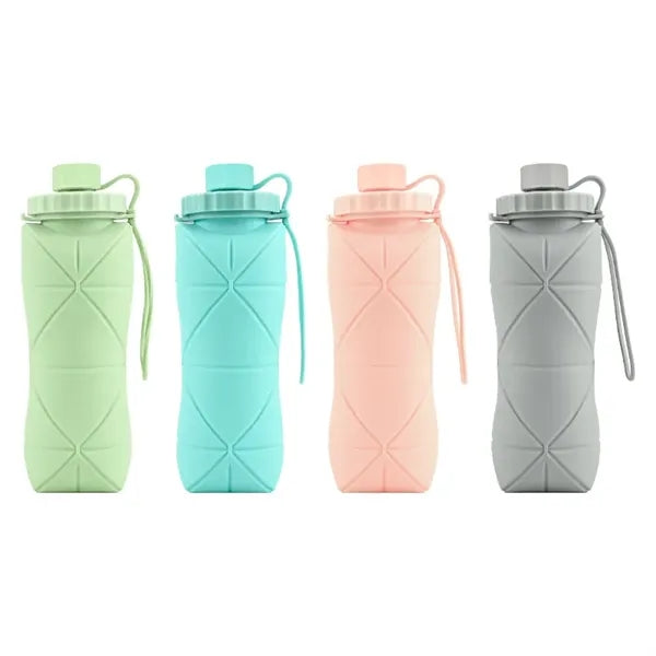 20oz Large Capacity Collapsible Folding Water Bottle