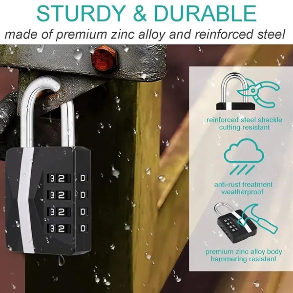 Outdoor Weatherproof Combination Lock
