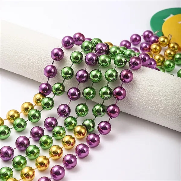 Plastic Beads Necklace w/ Medallion