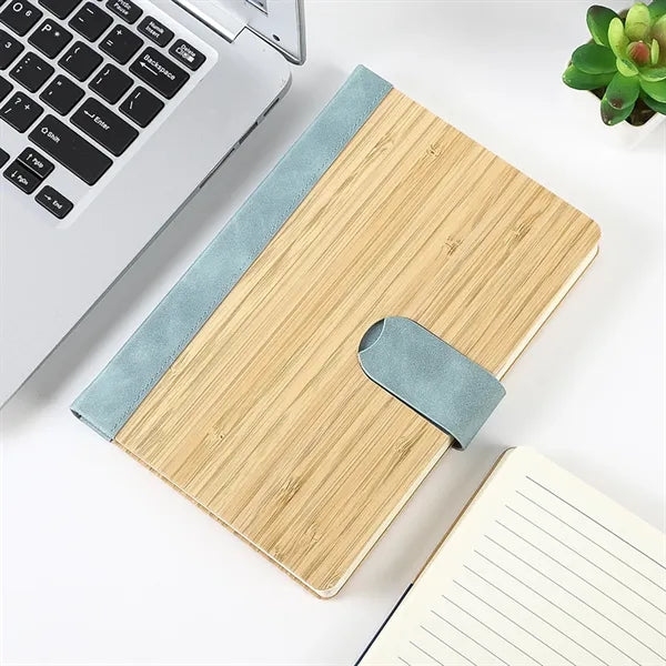 6"x 8" Bamboo Journal w/RPET Back