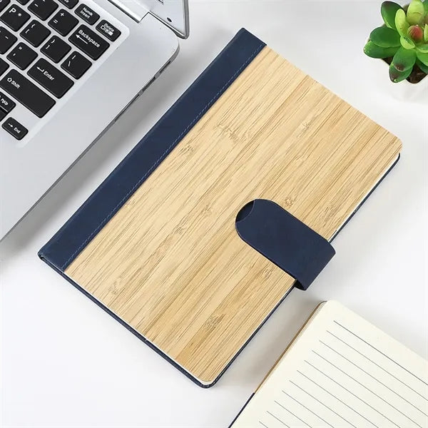 6"x 8" Bamboo Journal w/RPET Back