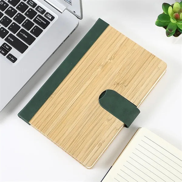 6"x 8" Bamboo Journal w/RPET Back