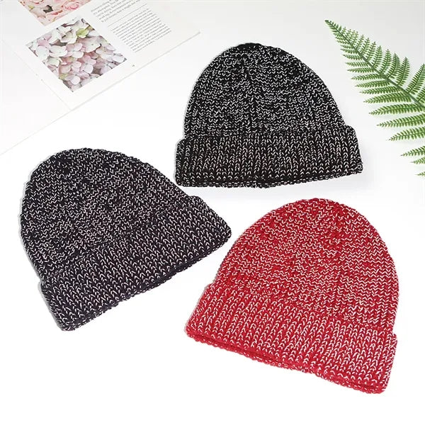 Reflective Beanie for Men Women