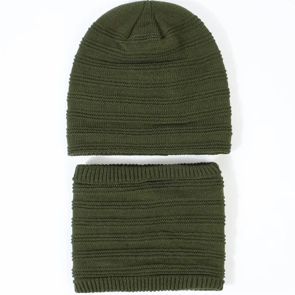 Warm Winter Hat and Neck Suit