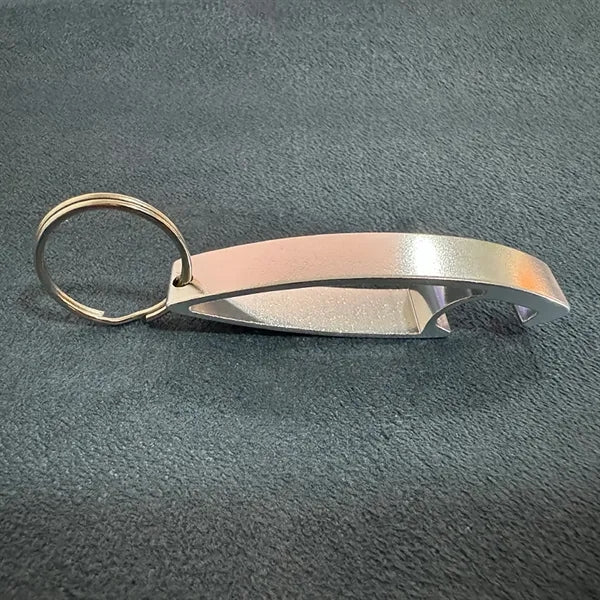 Aluminum Bottle Opener With Key Ring
