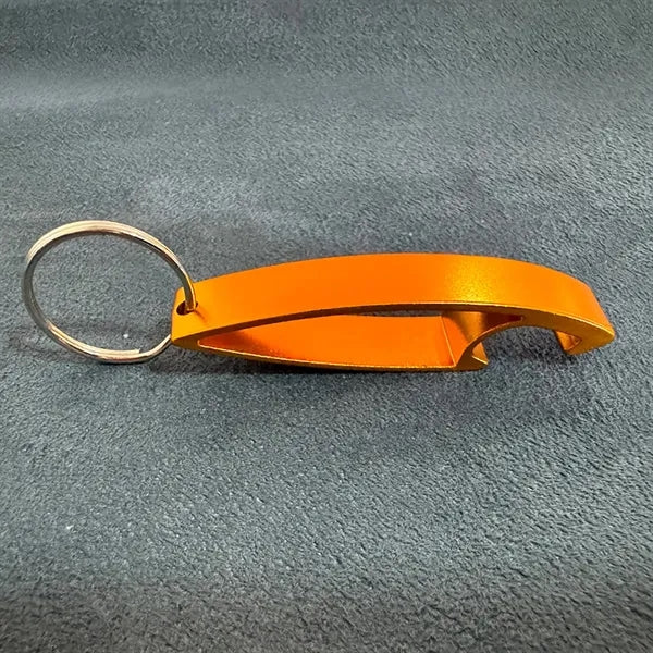 Aluminum Bottle Opener With Key Ring