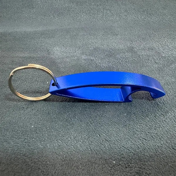 Aluminum Bottle Opener With Key Ring