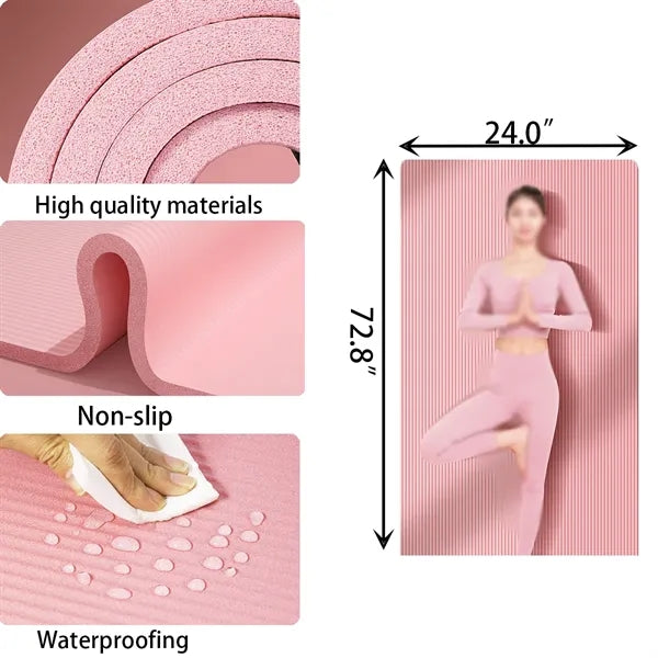 Silent Damping Non-slip Yoga Mat