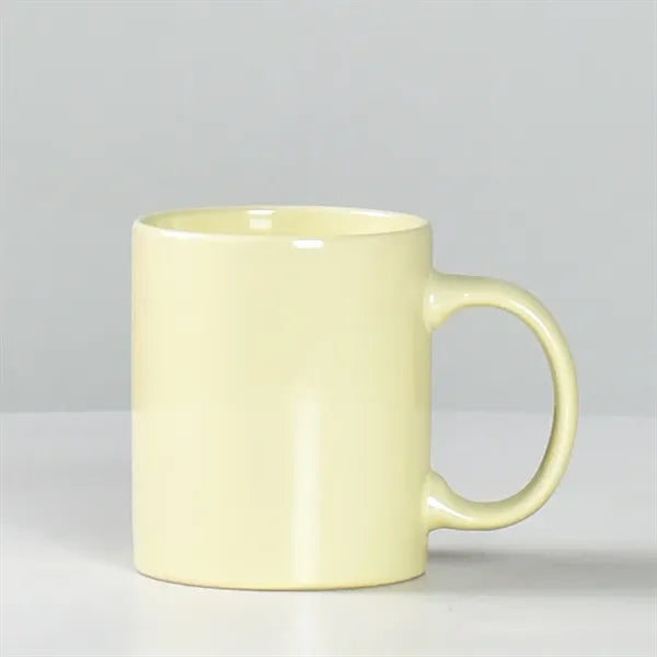 11 OZ Custom Imprint Mugs Curved Grip