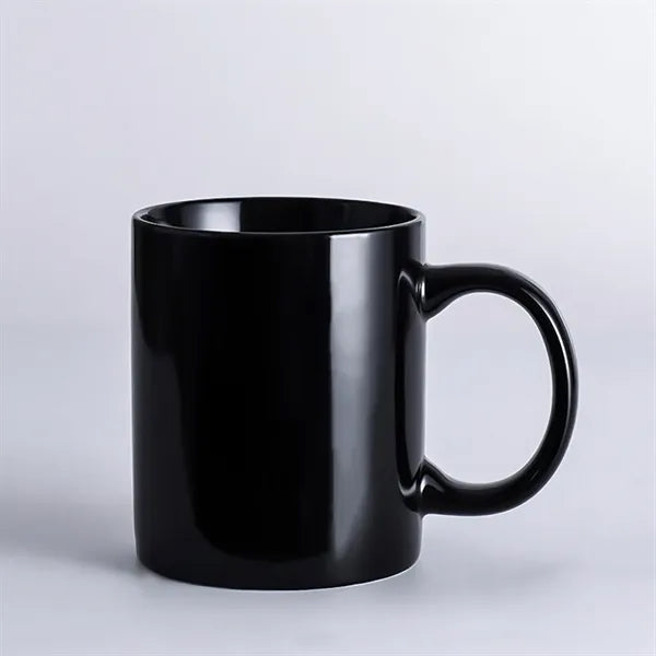 11 OZ Custom Imprint Mugs Curved Grip