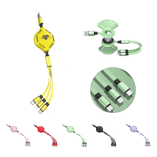 Retractable 3 in 1 Cable