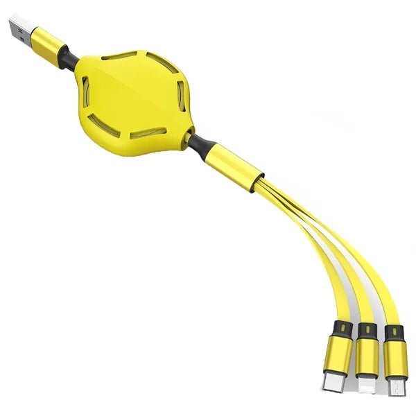 Retractable 3 in 1 Cable