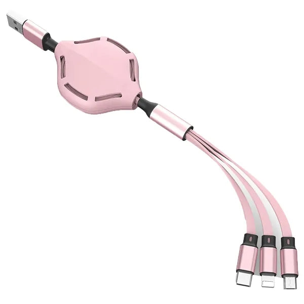 Retractable 3 in 1 Cable