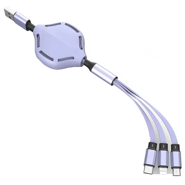Retractable 3 in 1 Cable