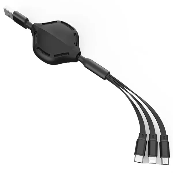 Retractable 3 in 1 Cable