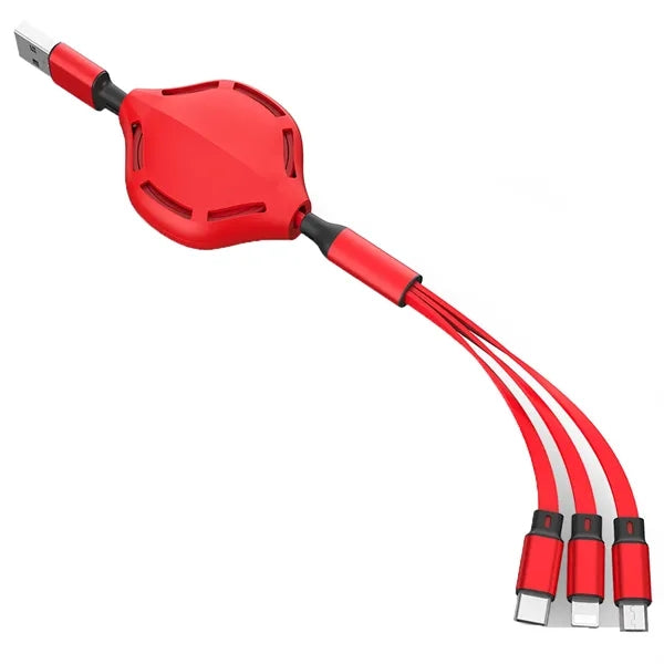 Retractable 3 in 1 Cable