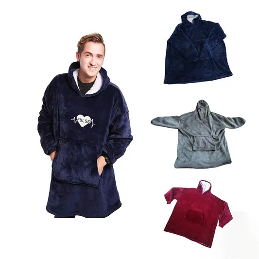 Lazy Wearable Blanket Hoodie