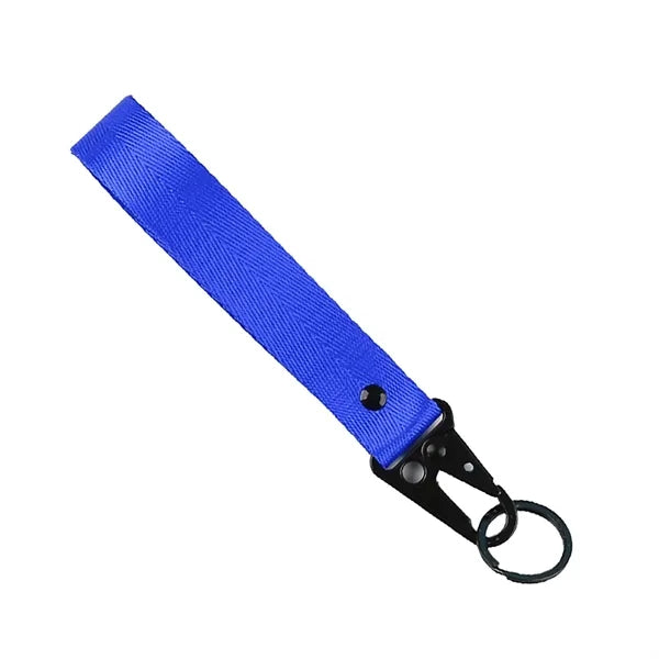 Screen Printed Wristlet Keychain With Key Holder