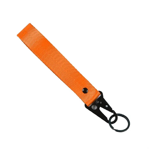 Screen Printed Wristlet Keychain With Key Holder