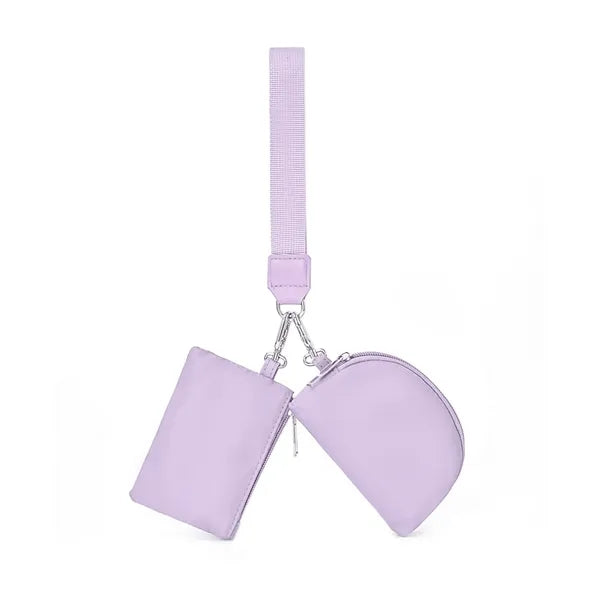 Portable Coin and Bank Card Wrist Bag