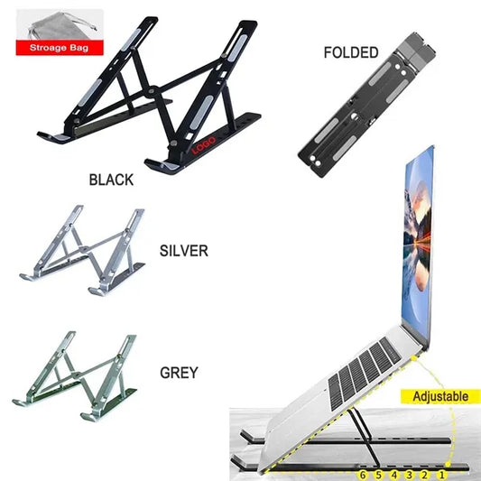Adjustable And Foldable Laptop Stand(Aluminum)
