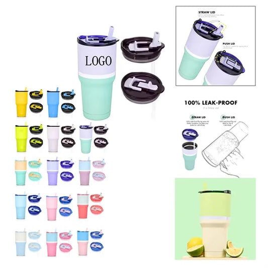 Tumbler with straw Lids 30oz