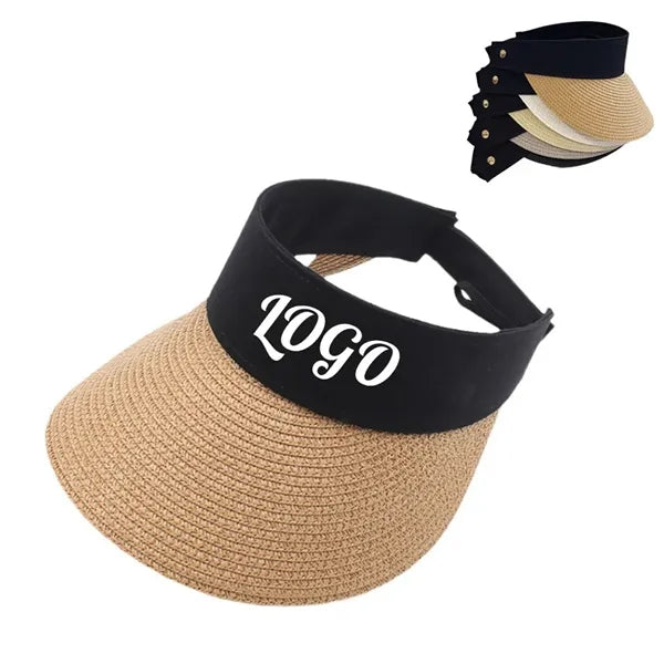 Fashion Women Braid Fabric Straw Hat