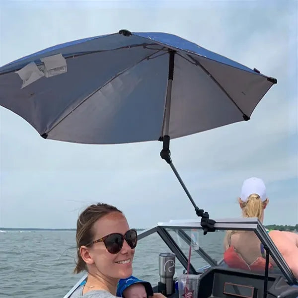 Adjustable Umbrella With Universal Clamp