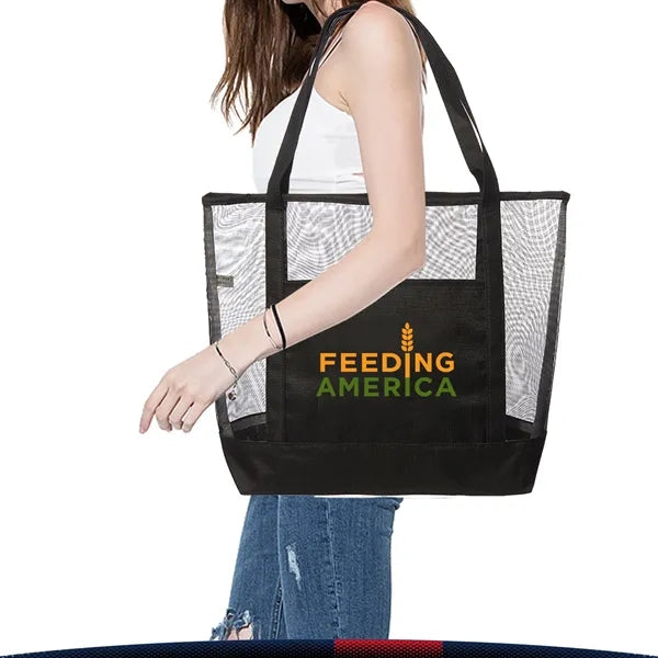 Jolie Mesh Beach Bag