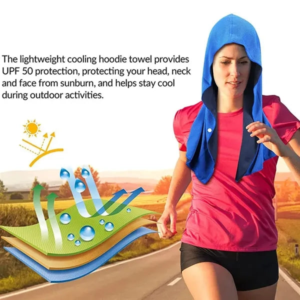 U-shaped Cold Hoodie Towel